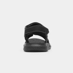 Hobos Hogan Mens Black Easy Fasten Sandal