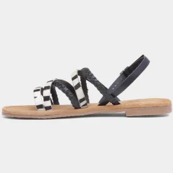 Hush Puppies Amanda Womens Black Strappy Sandal