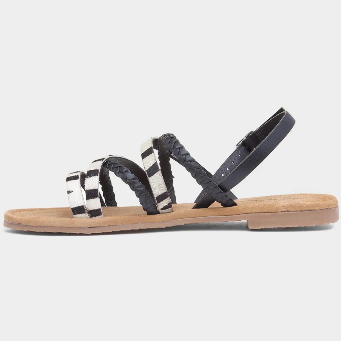 Hush Puppies Amanda Womens Black Strappy Sandal