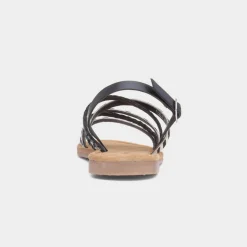 Hush Puppies Amanda Womens Black Strappy Sandal