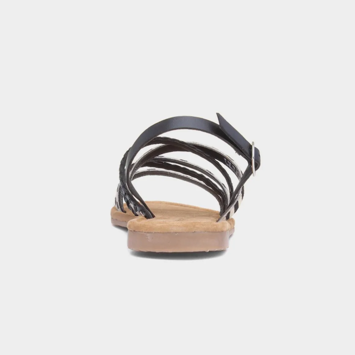 Hush Puppies Amanda Womens Black Strappy Sandal