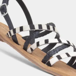 Hush Puppies Amanda Womens Black Strappy Sandal