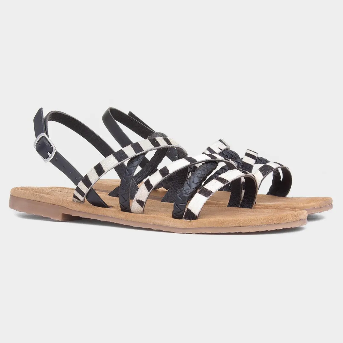 Hush Puppies Amanda Womens Black Strappy Sandal