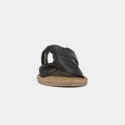 Hush Puppies Amy Womens Black Mule Sandal