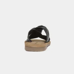 Hush Puppies Amy Womens Black Mule Sandal