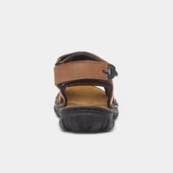 Hush Puppies Avery Mens Tan Leather Sandal