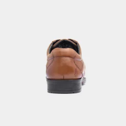 Hush Puppies Brandon Mens Tan Leather Shoe