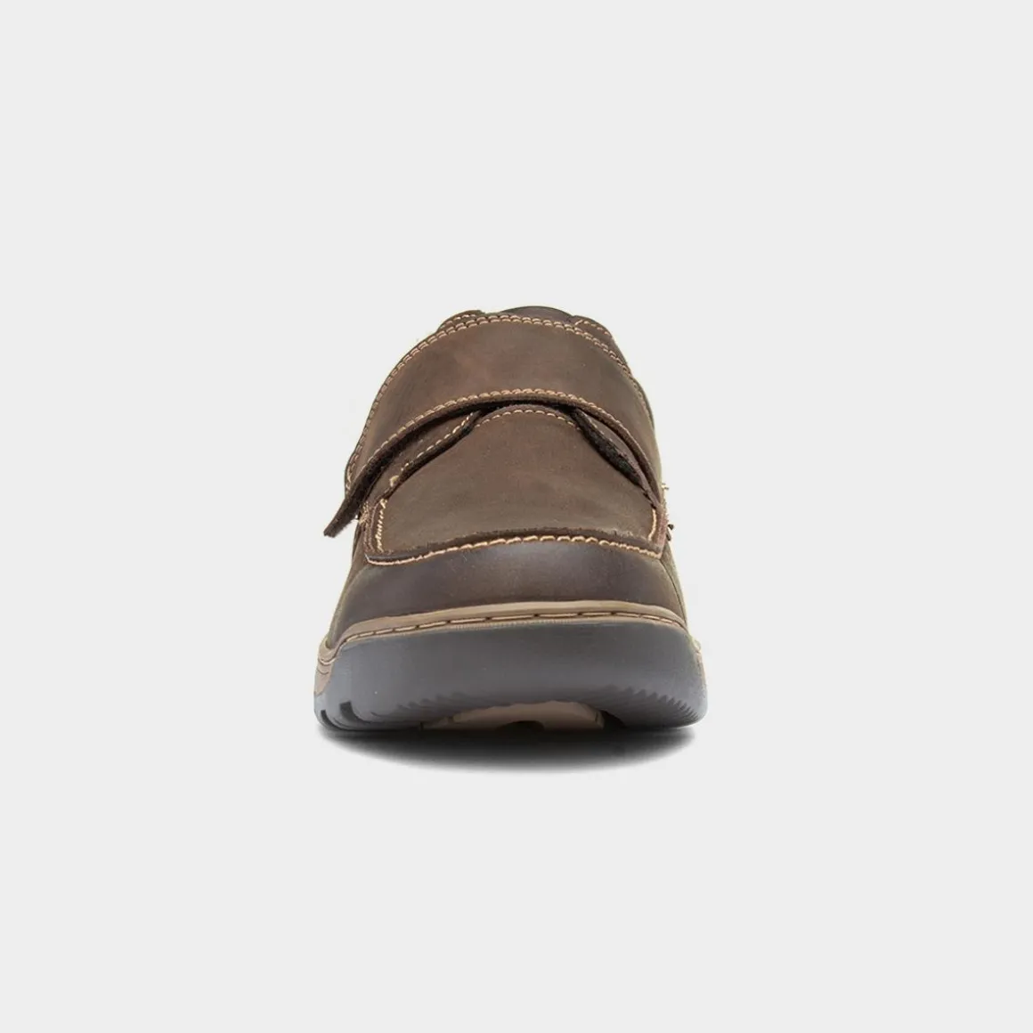 Hush Puppies Casper Mens Brown Leather Shoe