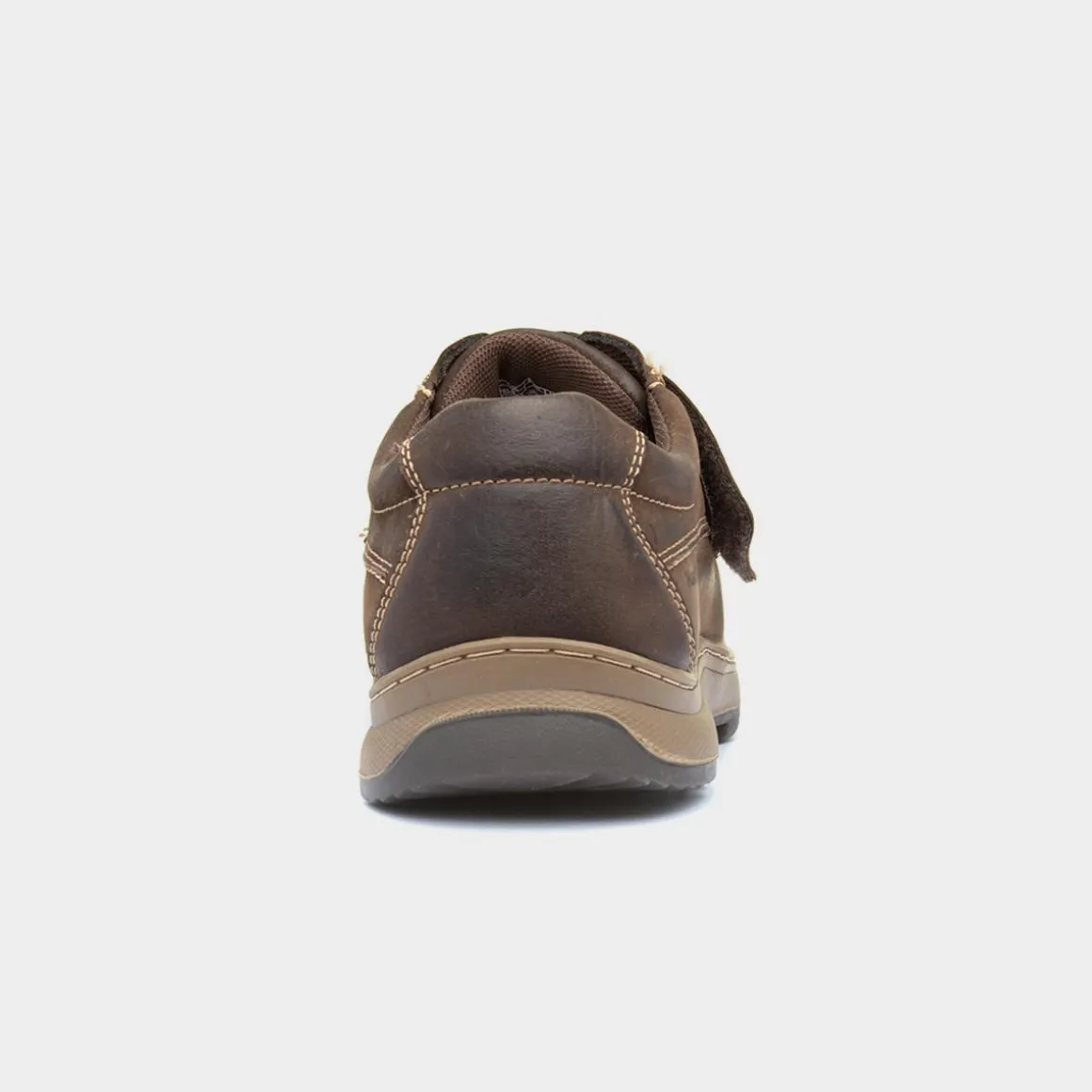 Hush Puppies Casper Mens Brown Leather Shoe