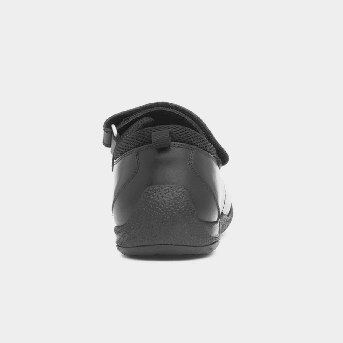 Hush Puppies Clara Girls Black Leather School Shoe