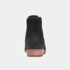 Hush Puppies Edith Womens Black Leather Boot