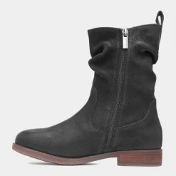Hush Puppies Emilia Womens Black Leather Boot