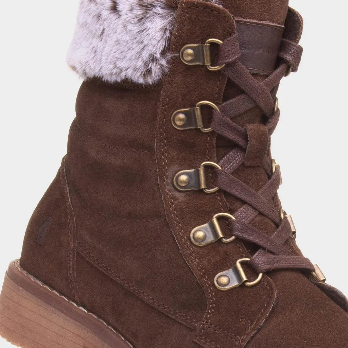Hush Puppies Florence Womens Chocolate Ankle Boot