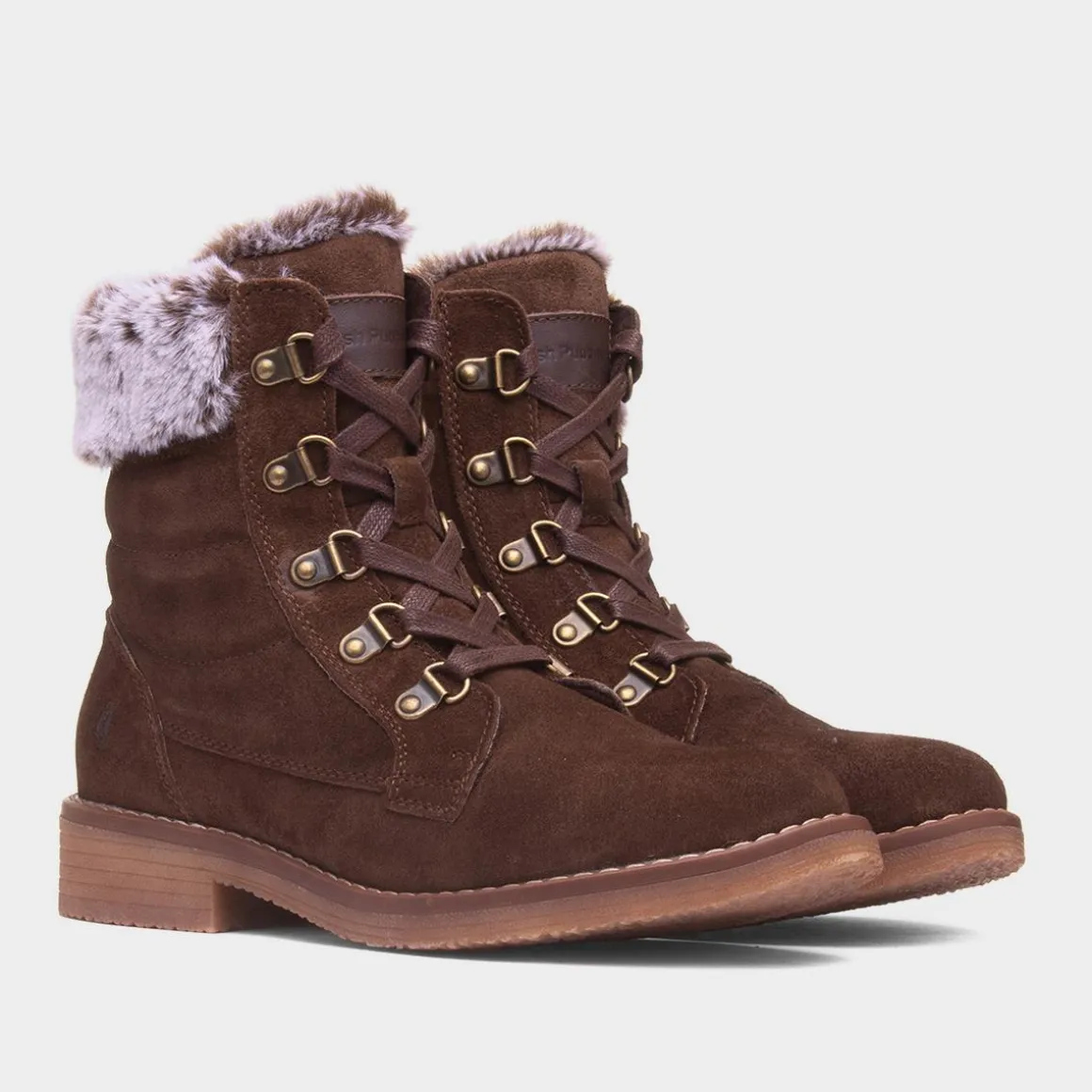 Hush Puppies Florence Womens Chocolate Ankle Boot