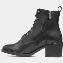 Hush Puppies Harriet Womens Black Leather Boot