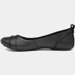 Hush Puppies Janessa Womens Black Ballerina
