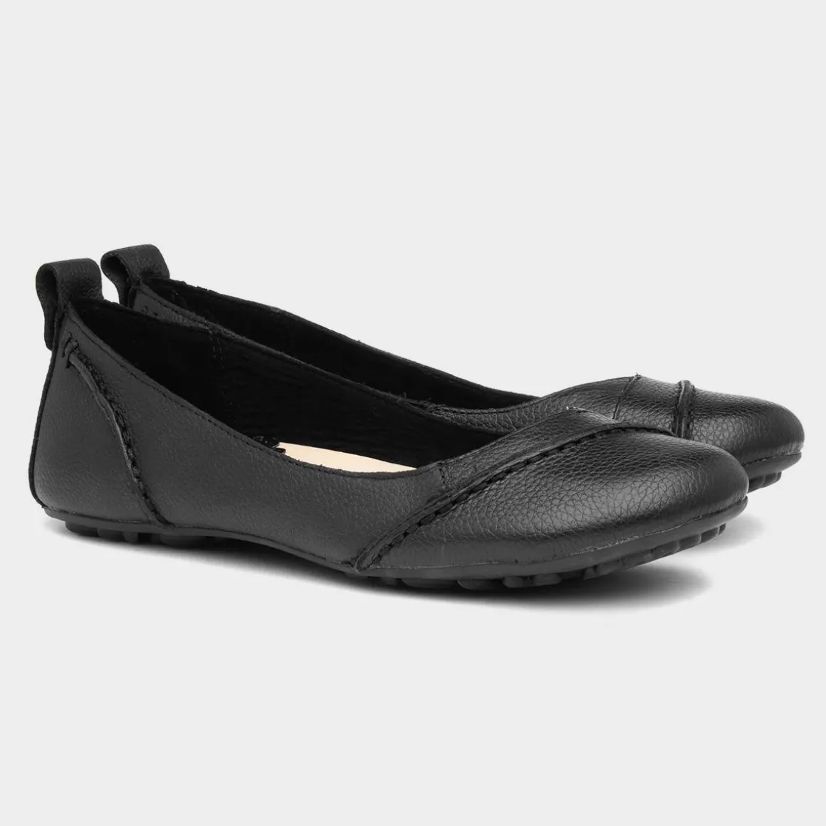 Hush Puppies Janessa Womens Black Ballerina