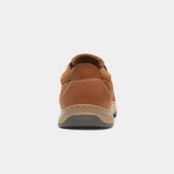 Hush Puppies Jasper Mens Tan Leather Slip On Shoe