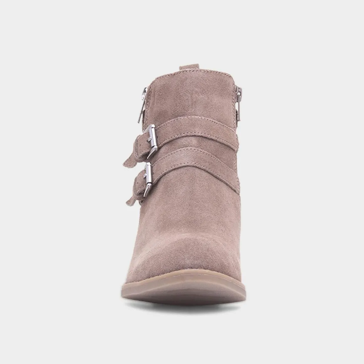 Hush Puppies Jenna Womens Taupe Leather Boot