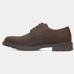 Hush Puppies Jerry Mens Brown Leather Casual Shoe