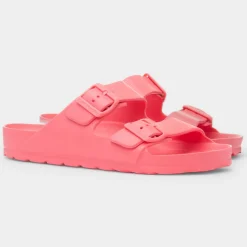 Hush Puppies Lorna Womens Coral Buckle EVA Sandal