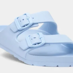 Hush Puppies Lorna Womens Blue Buckle EVA Sandal