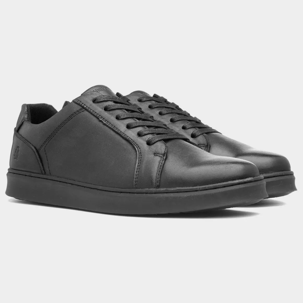 Hush Puppies Madden Mens Black Leather Shoe
