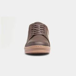 Hush Puppies Madden Mens Coffee Leather Shoe