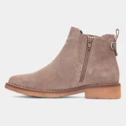 Hush Puppies Maddy Womens Grey Leather Boot