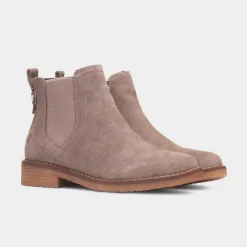 Hush Puppies Maddy Womens Grey Leather Boot