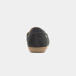 Hush Puppies Margot Womens Navy Leather Loafer