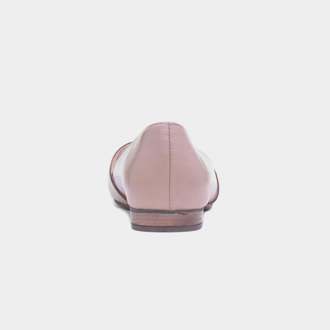 Hush Puppies Marley Womens Blush Leather Ballerina