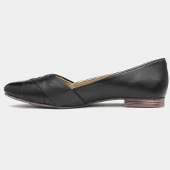 Hush Puppies Marley Womens Black Leather Shoe