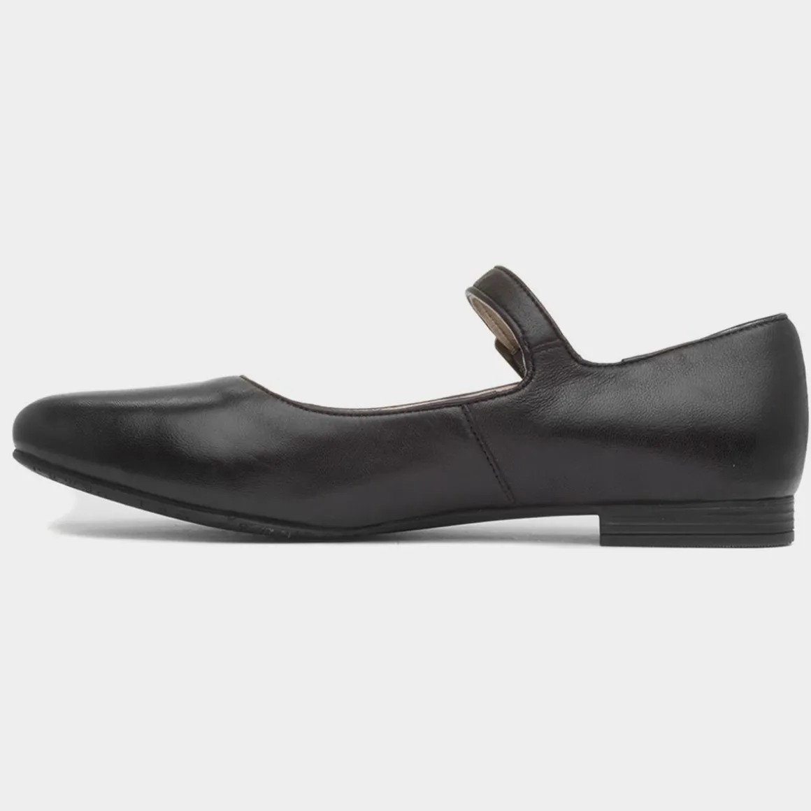Hush Puppies Melissa Womens Black Leather Shoe