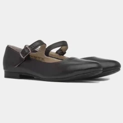 Hush Puppies Melissa Womens Black Leather Shoe