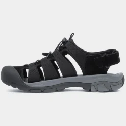 Hush Puppies Peru Mens Black Sandal