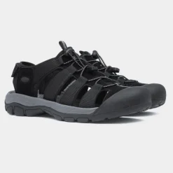 Hush Puppies Peru Mens Black Sandal