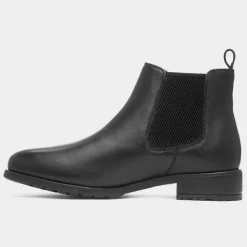 Hush Puppies Sammie Womens Black Leather Boot