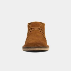 Hush Puppies Samuel Mens Tan Suede Desert Boot