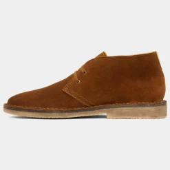 Hush Puppies Samuel Mens Tan Suede Desert Boot