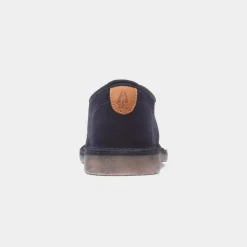 Hush Puppies Scout Mens Navy Leather Shoe