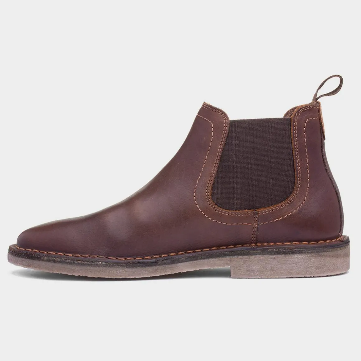 Hush Puppies Shaun Mens Brown Leather Boot