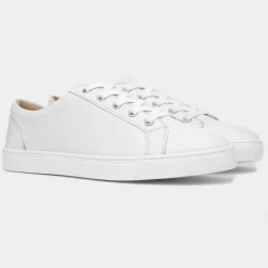 Hush Puppies Tessa Womens White Canvas