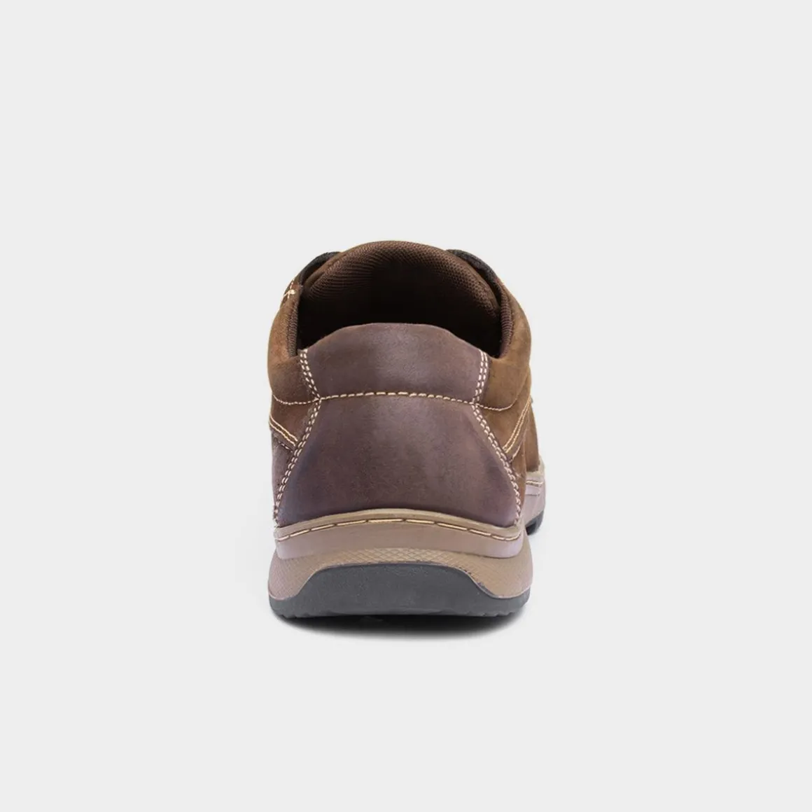 Hush Puppies Tucker Mens Brown Leather Shoe
