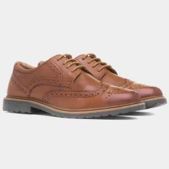 Hush Puppies Verity Womens Tan Leather Shoe