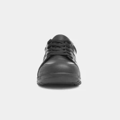 Hush Puppies Washington Boys Black Leather Shoe