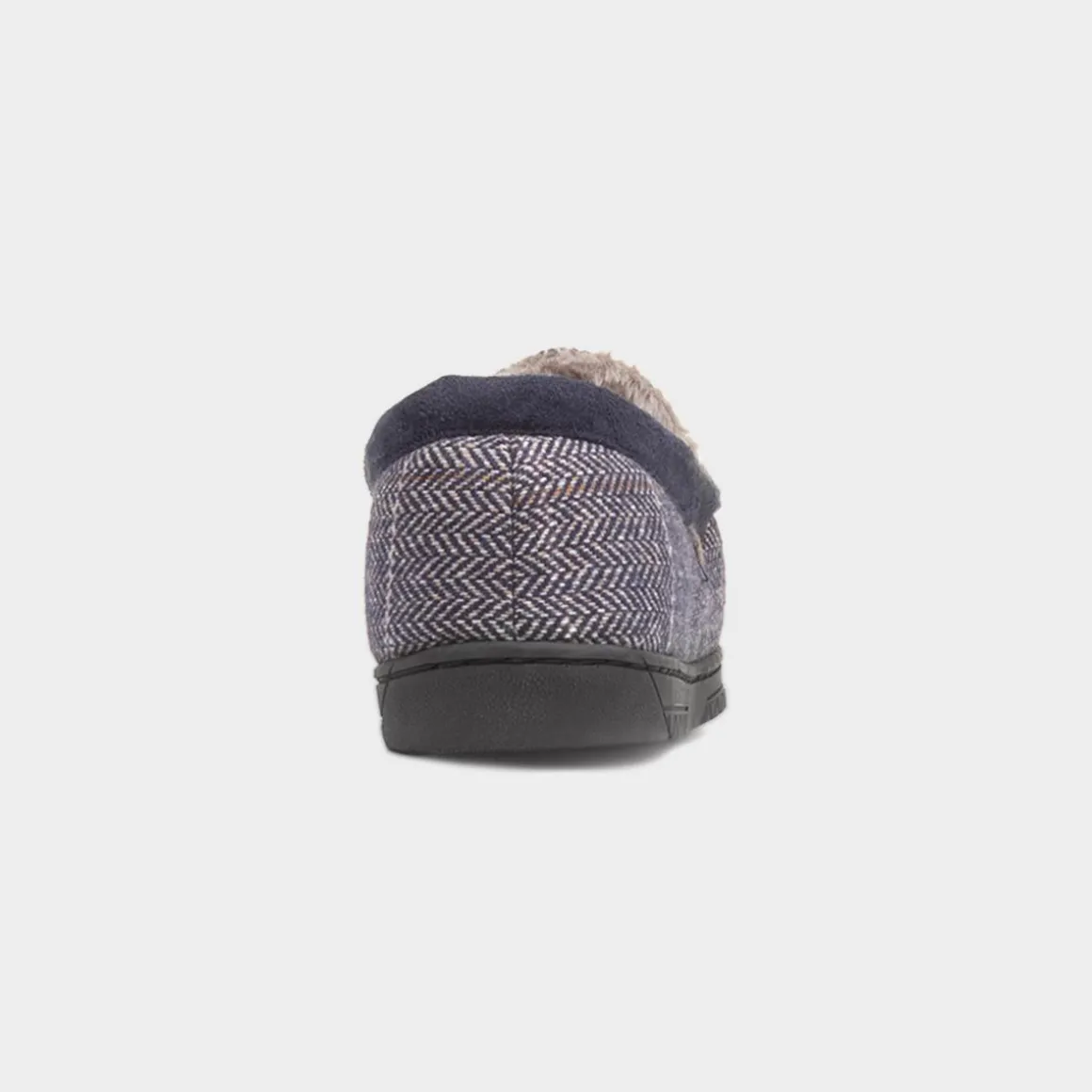 Jo & Joe Aaron Mens Navy Moccasin Slipper