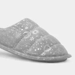 Jo & Joe Astir Womens Grey Mule Slipper