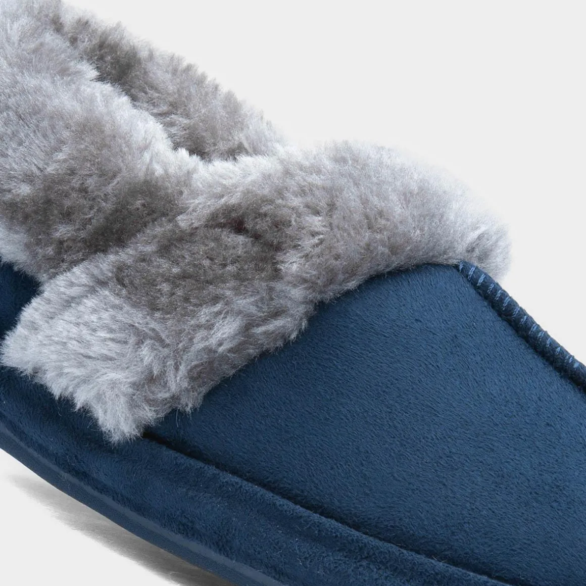 Jo & Joe Avery Womens Navy Ankle Bootie Slipper