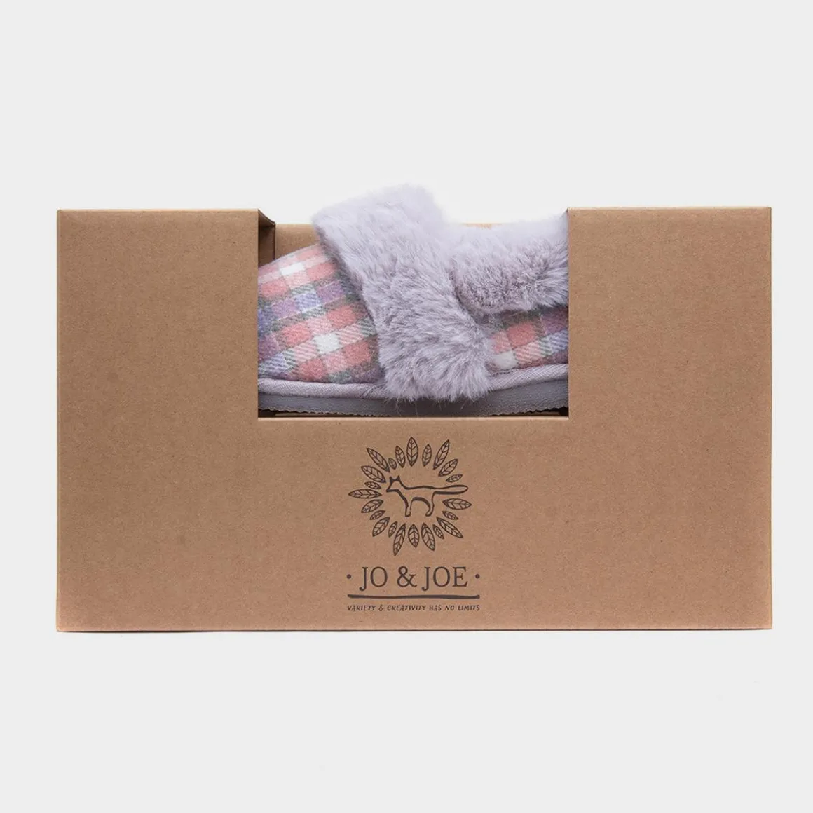 Jo & Joe Ballyfin Womens Pink Full Slipper